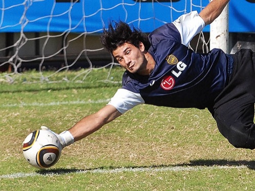 Javier García, tercer arquero de la Selección