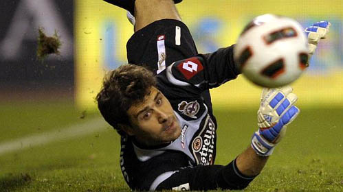 Aranzubia, contento por quedarse en el Deportivo