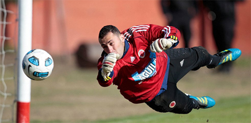 David Ospina sólo sueña con llegar a Brasil 2014