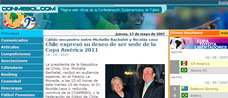 Sitio oficial de la Confederacion Sudamericana de futbol
